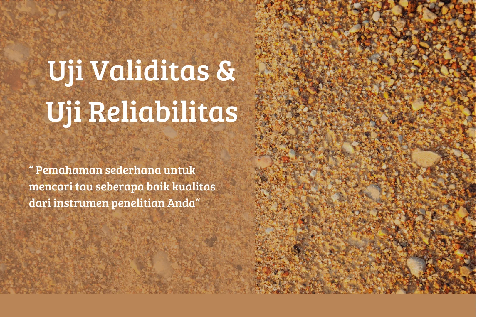 Uji Validitas dan Reliabilitas untuk Balita dengan SPSS