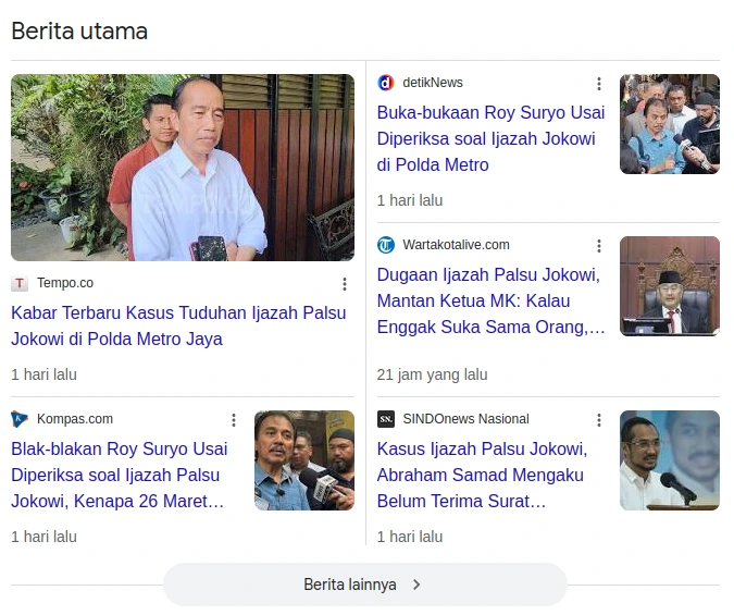 Ijazah Mantan Presiden Palsu