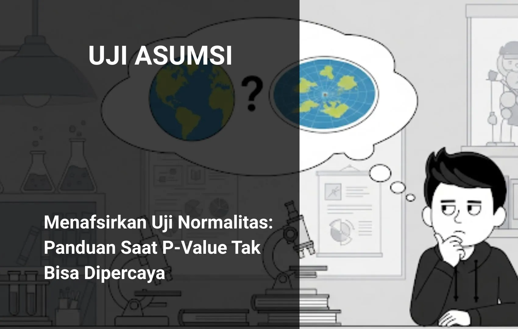 Gambar untuk Menafsirkan Uji Normalitas: Panduan Saat P-Value Tak Bisa Dipercaya