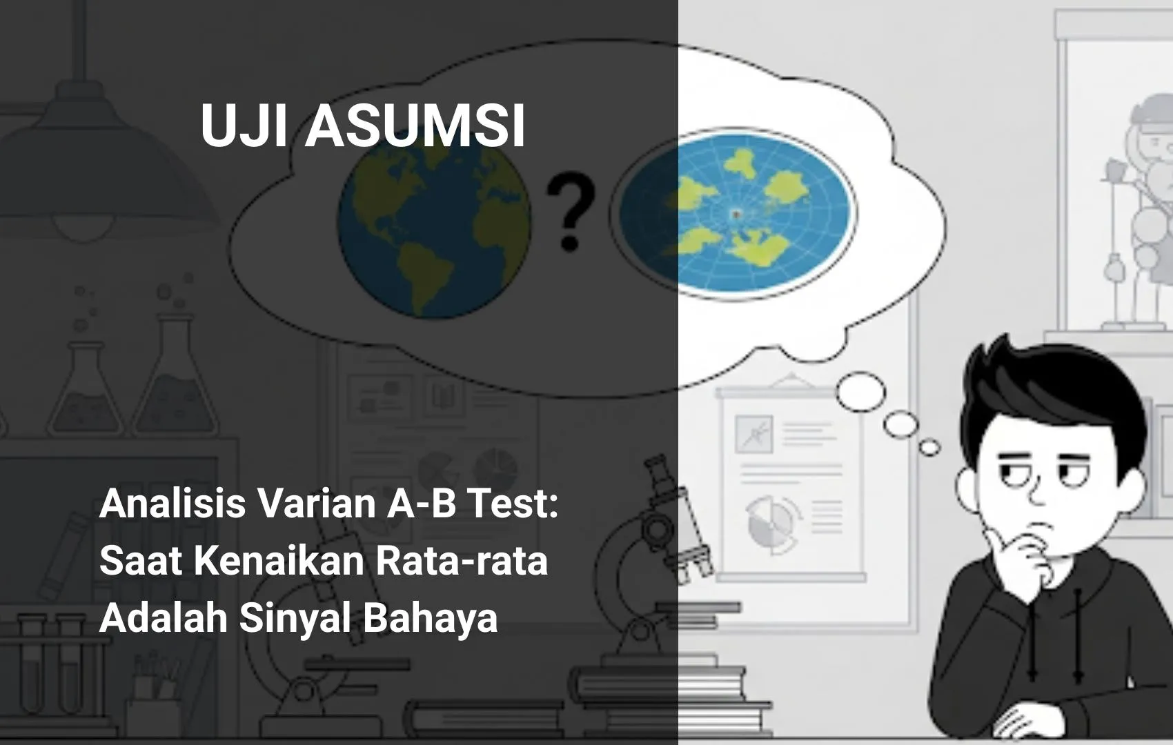 Gambar untuk Analisis Varian A-B Test: Saat Kenaikan Rata-rata Adalah Sinyal Bahaya