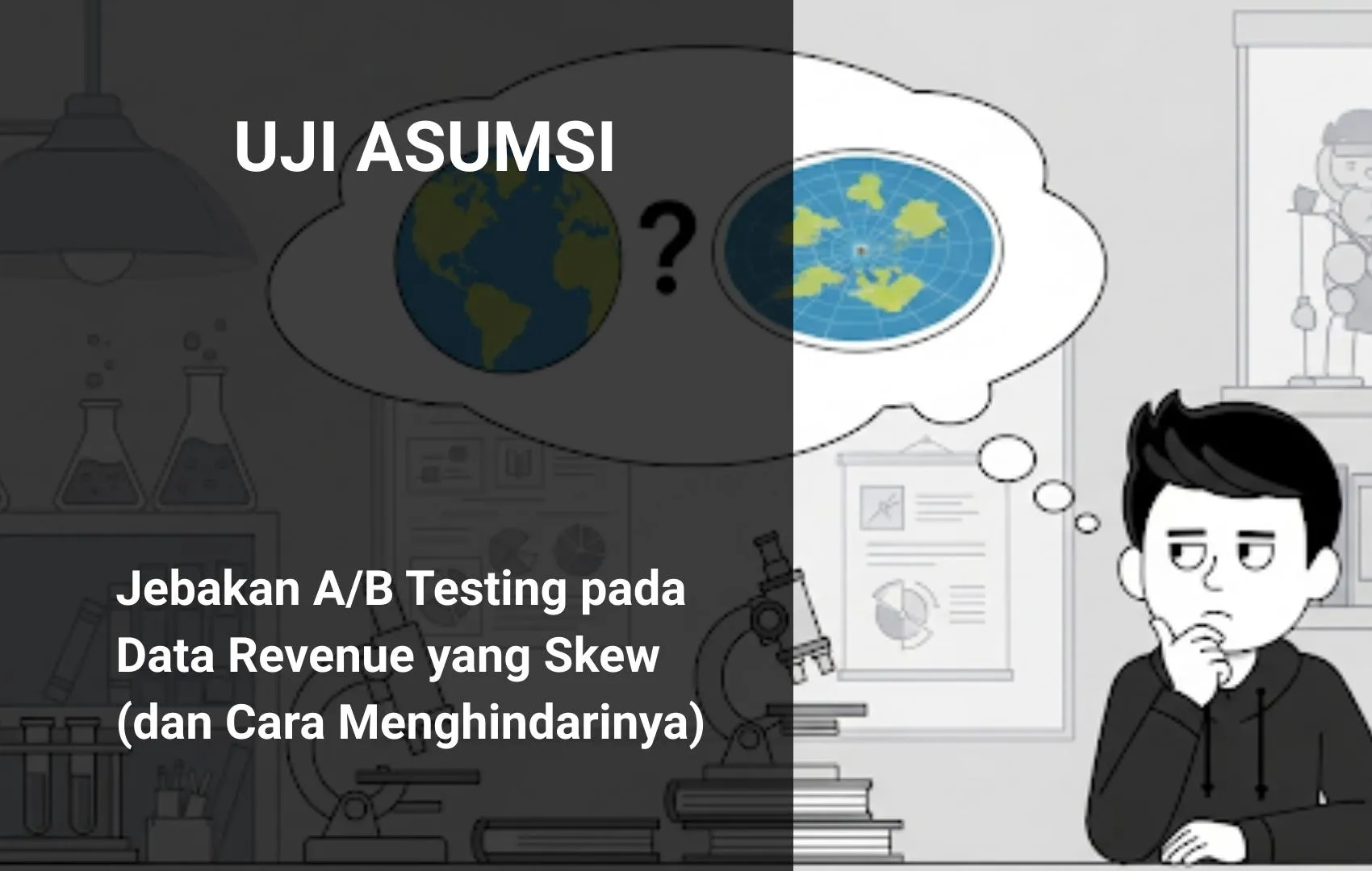 Gambar untuk Checklist Robust A/B Testing untuk Revenue yang Skew: Transformasi Log, Welch’s t-test, dan Bootstrap